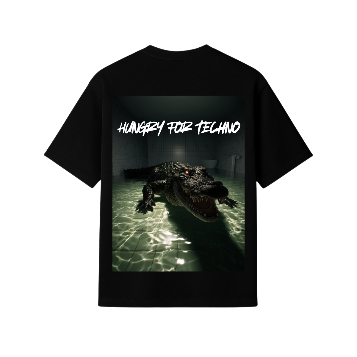 T-SHIRT OVERSIZE - HUNGRY FOR TECHNO