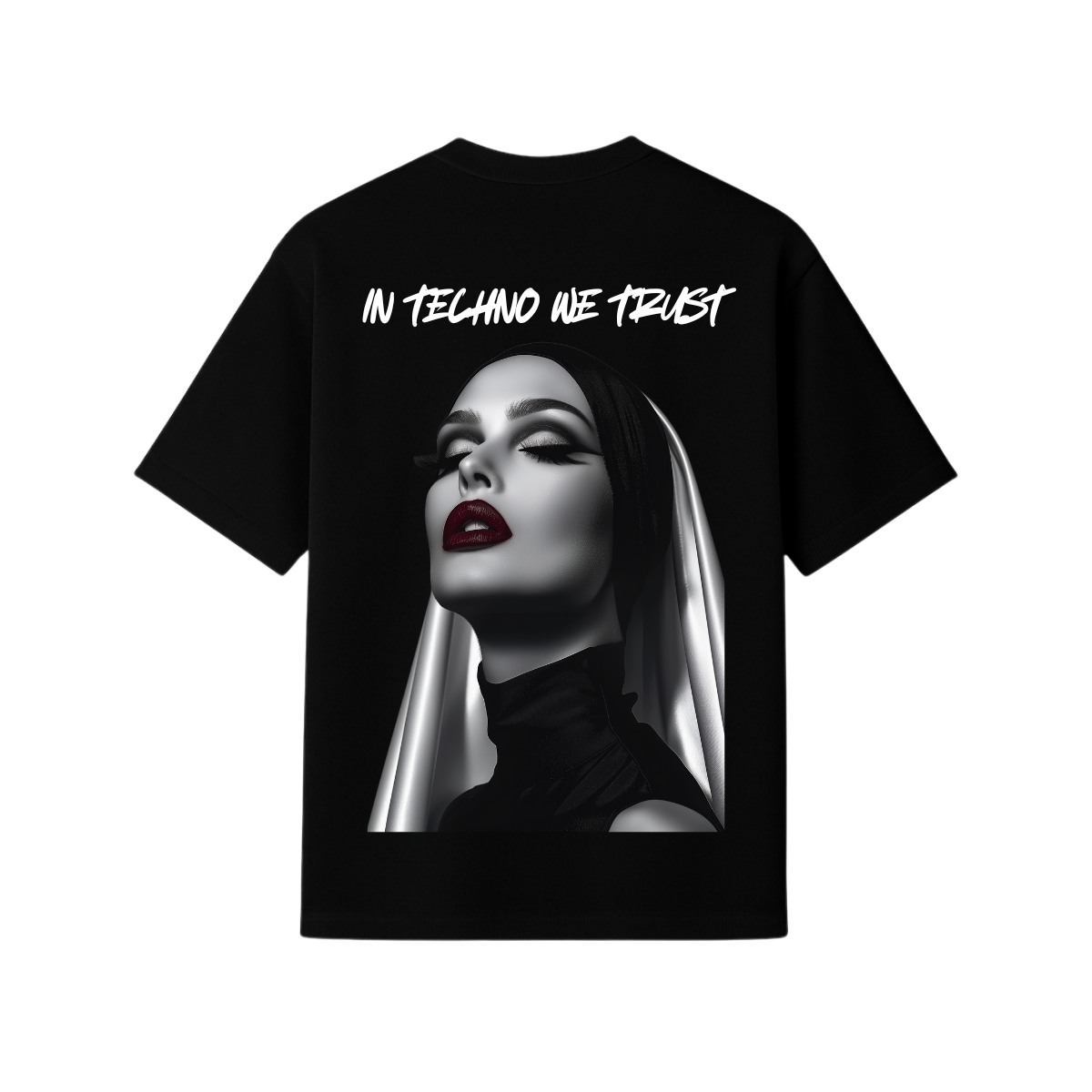 T-SHIRT OVERSIZE - IN TECHNO WE TRUST