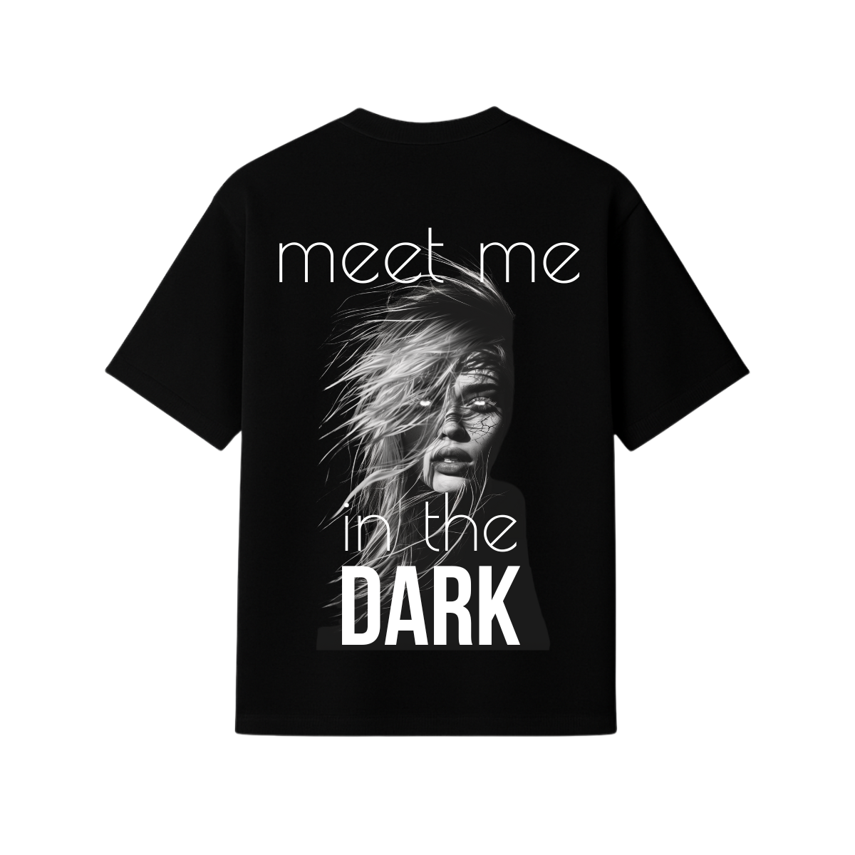 T-SHIRT OVERSIZE - MEET ME IN THE DARK