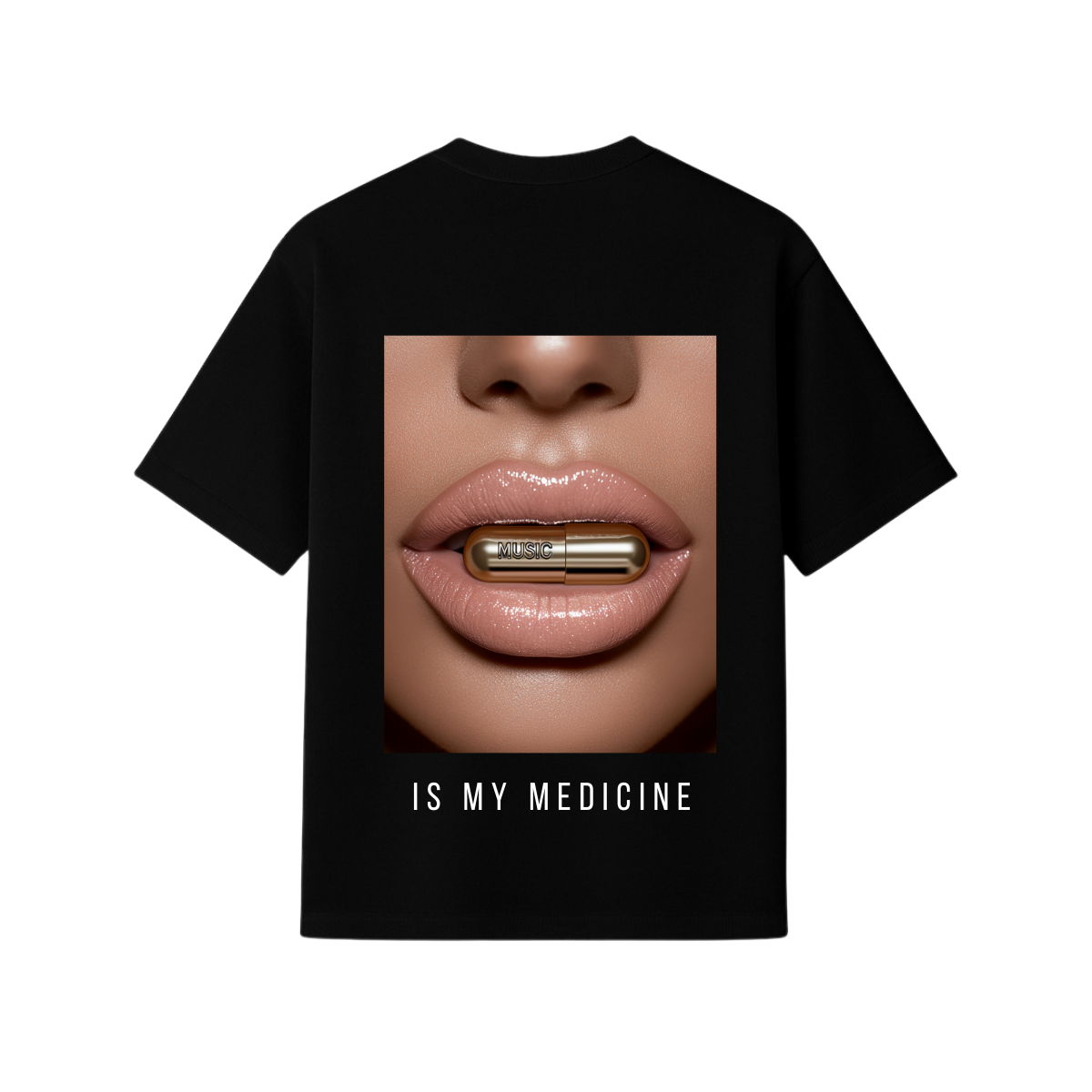T-SHIRT OVERSIZE - MUSIC IS MY MEDICINE
