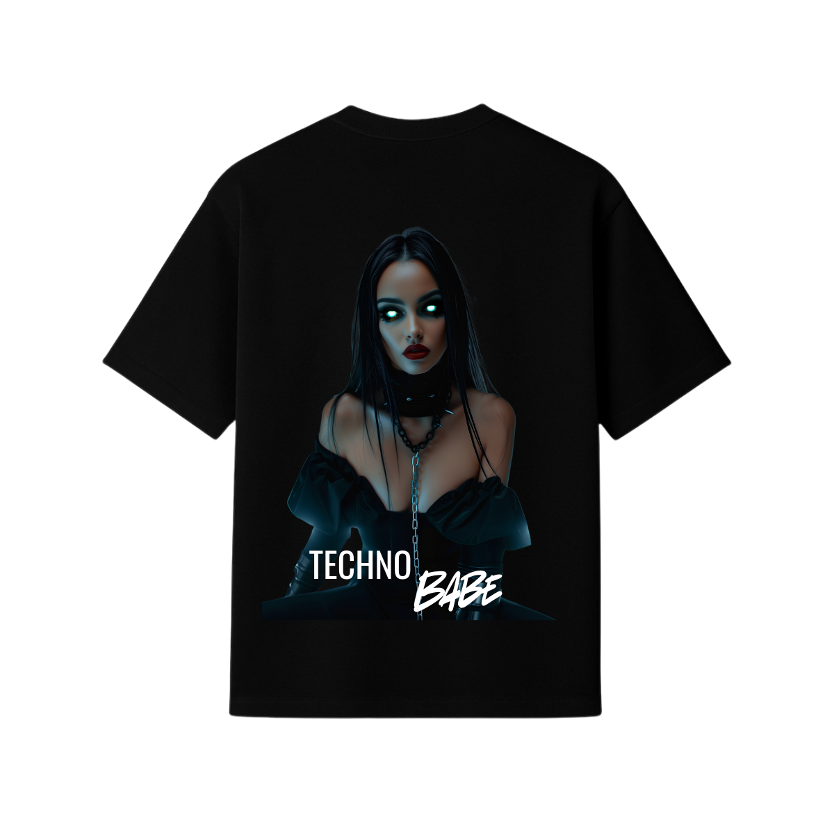 T-SHIRT OVERSIZE - TECHNO BABE