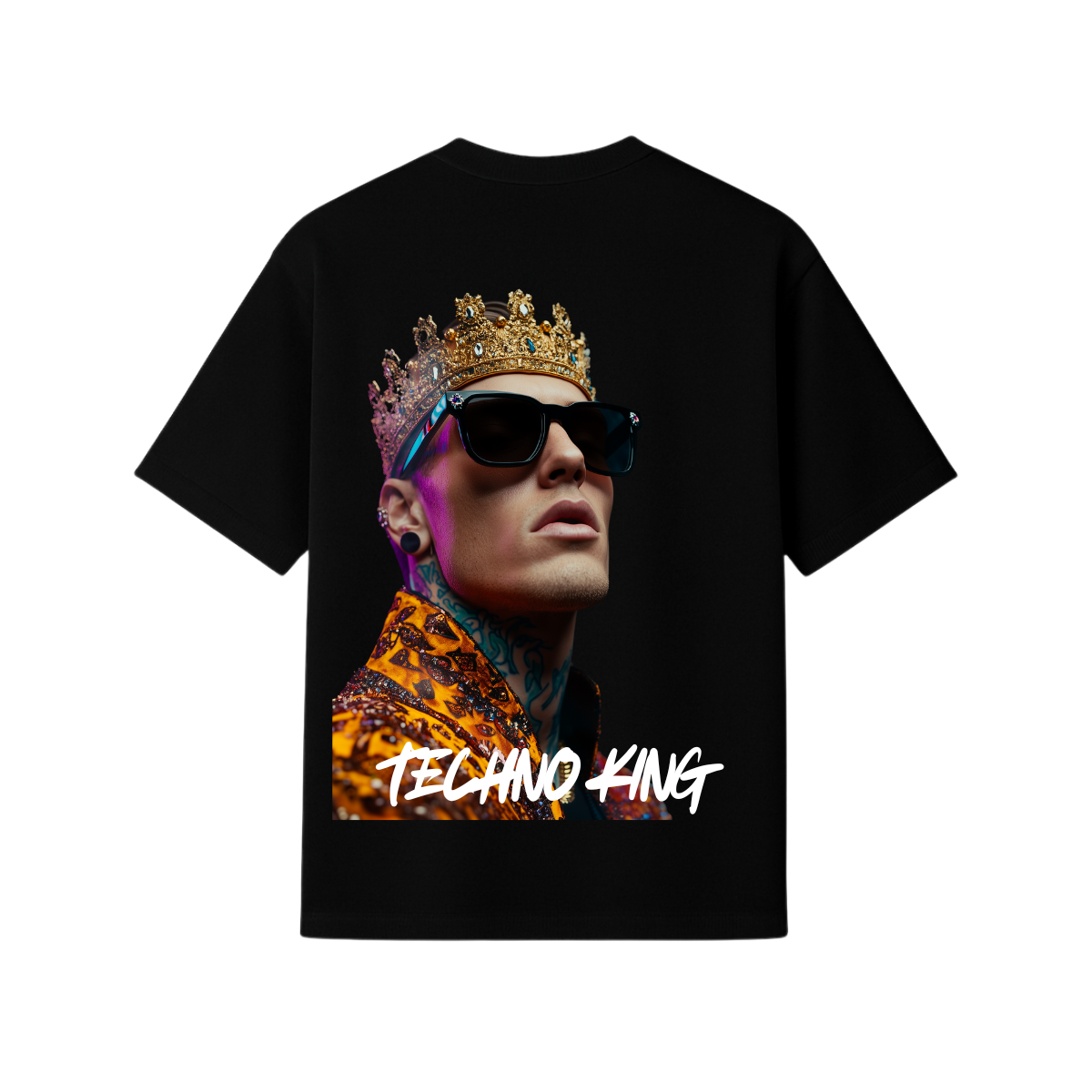 T-SHIRT OVERSIZE - TECHNO KING