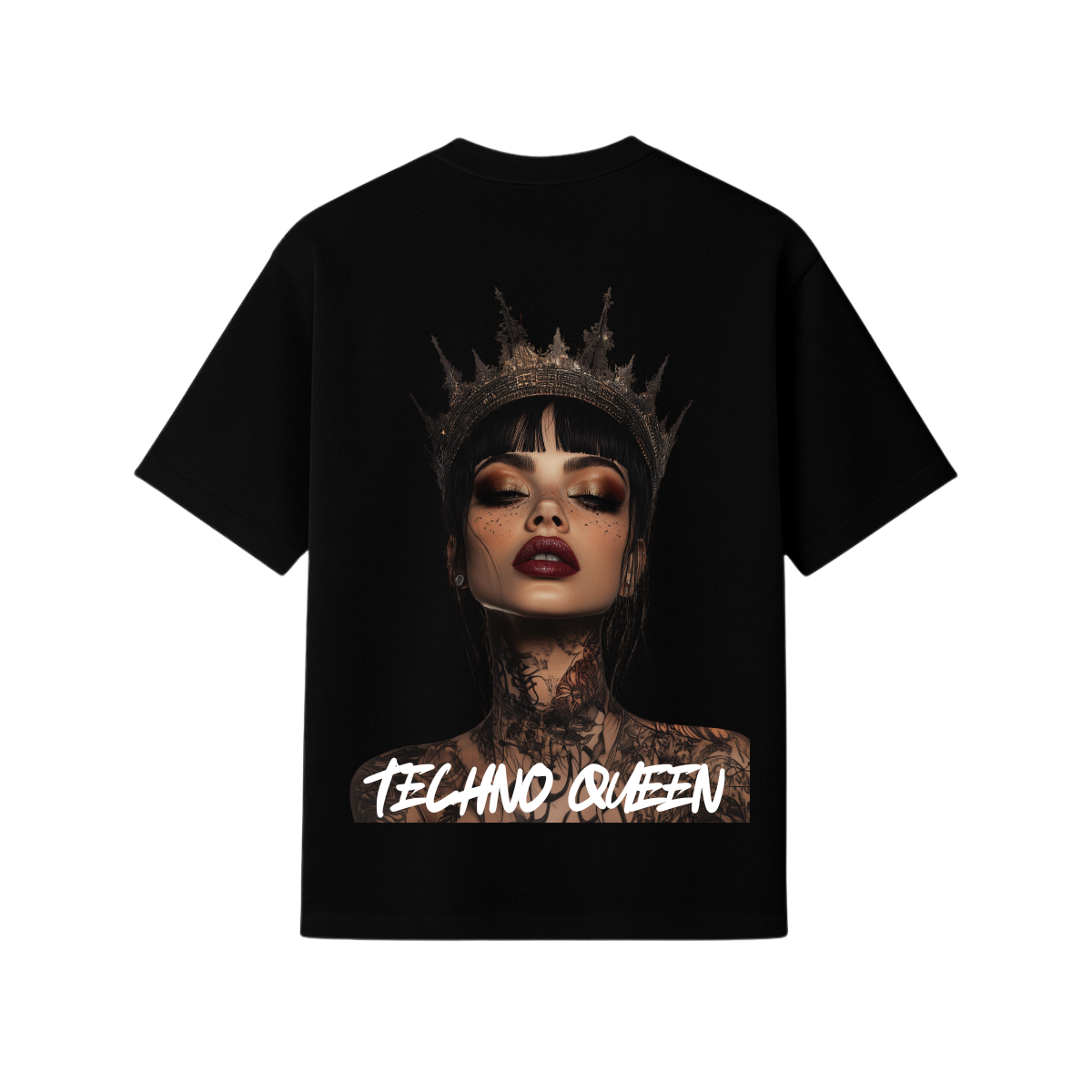 T-SHIRT OVERSIZE - TECHNO QUEEN
